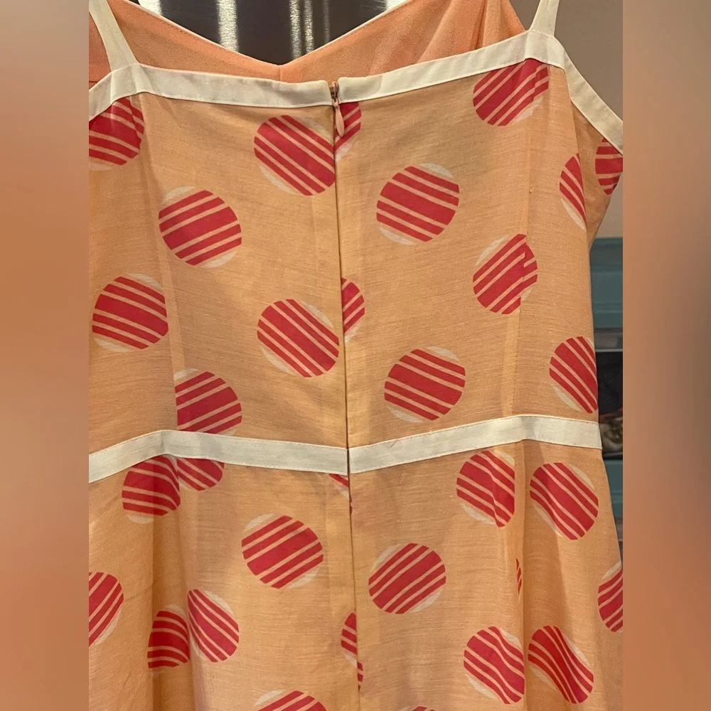 Philip DiCaprio Silk Blend peach tank dress size 2 - Picture 5 of 8